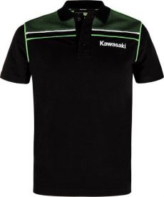 Kawasaki polo triko SPORTS černo-zelené